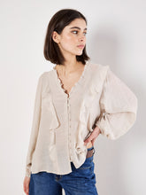 Blouse Léger Volant Naturel
