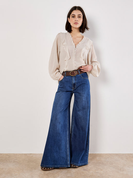 Blouse Léger Volant Naturel
