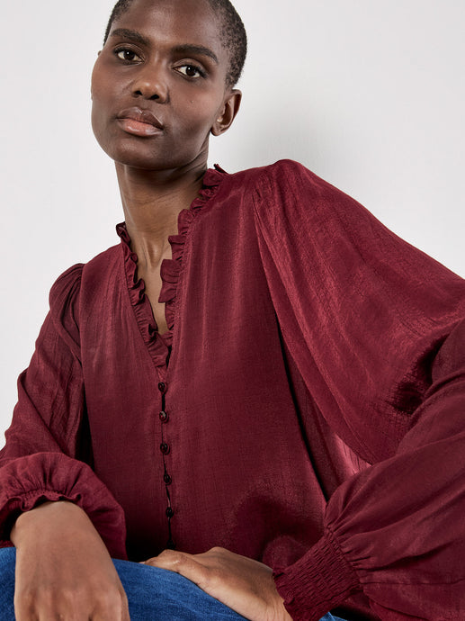 Blouse Bordeau