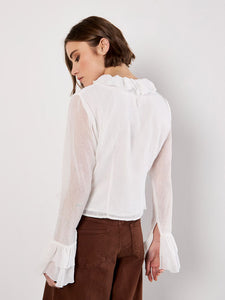 Blouse  Blanche Bohème Vintage