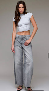 Jean Baggy Gris Délavé  Alyx Taille Basse