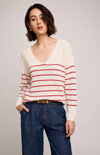 Pull Chandail Tucker Stripe Rouge Gentle Fawn