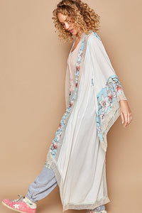 Kimono Boho Blanc Ciel