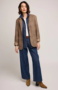 Veste en Cuir Vegan Audrey Brun Gentle Fawn