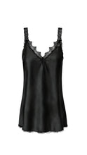 Camisole Solange Noir Satin Charli