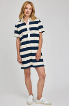Robe Colbie rayure Navy Genlte Fawn