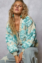Cardigan Crochet Aqua