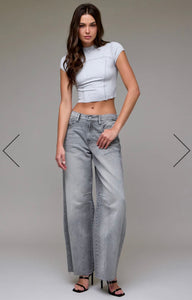 Jean Baggy Gris Délavé  Alyx Taille Basse