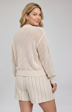 Pull en Maille Col en V Jensen Linen Gentle Fawn
