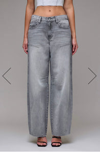 Jean Baggy Gris Délavé  Alyx Taille Basse