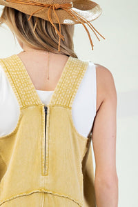 Jumpsuit Salopette Sayu Jaune Délavé