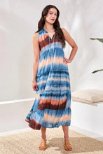 Robe Maxi Ombrée Imprimée Tribal Fashion