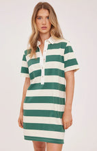 Robe Colbie rayure Vert Genlte Fawn