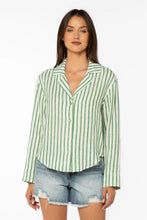 Chemise Benny Rayure Verte