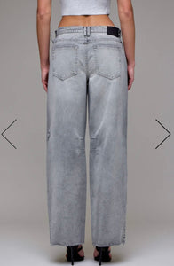 Jean Baggy Gris Délavé  Alyx Taille Basse