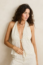 Top Polka Noir Blanc