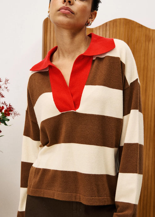 Pull COLCHIQUE Marron glace FRNCH