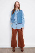 Veste  réversible Joelle en corduroy \ denim de Julei Design