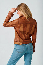 Veste en Cuir Sunny Brun Mauritius