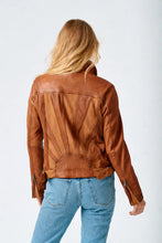 Veste en Cuir Sunny Brun Mauritius