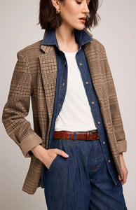 Veste en Cuir Vegan Audrey Brun Gentle Fawn