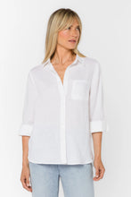 Chemise Elisa Blanc Lin Velvet Heart