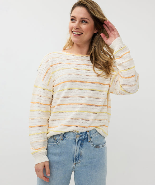 Chandail Tricot en Maille Ajourée
