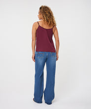 Camisole Satin Bordeau Esqualo
