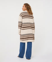 Cardigan Mi=Long Chocolat Esqualo