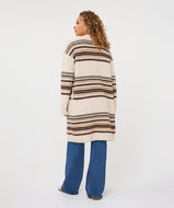 Cardigan Mi=Long Chocolat Esqualo