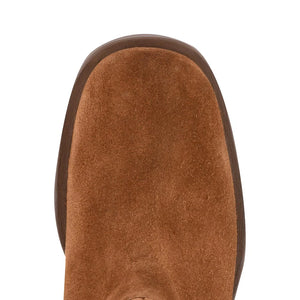 Botte COSY Courte  Sand en Cuir Camel