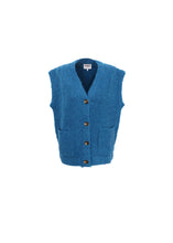 Cardigan Gilet Chandail Magaly Bleu Pétrol FRNCH