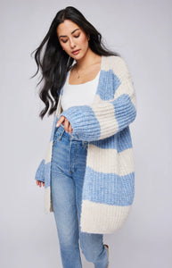 Cardigan Enid Bleu