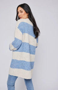 Cardigan Enid Bleu