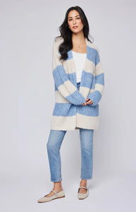 Cardigan Enid Bleu