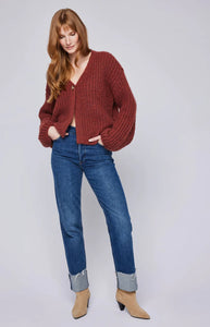 Cardigan Ilene Rouille