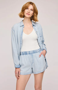Short Wyatt Bleu Jean Gentle Fawn