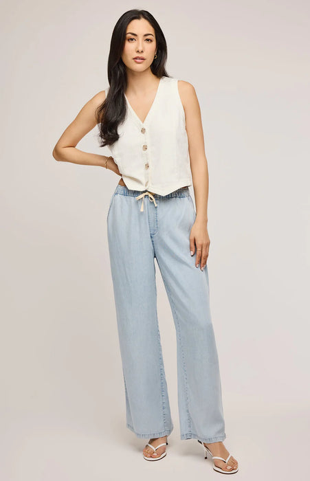 Pantalon Eliot Tencel Bleu Gentle Fawn