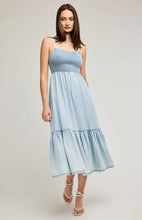 Nova Robe Midi Tencel Bleu Gentle Fawn
