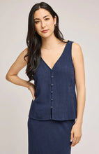 Camisole Jules Navy Lin  Gentle Fawn