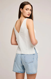 Camisole Jules Blanc Lin  Gentle Fawn