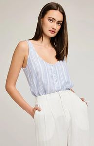 Camisole Romy Bleu Rayure Gentle Fawn