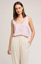 Camisole Romy Rouge Rayure Gentle Fawn