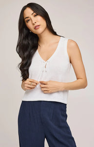 Camisole Rebel Blanc Tricot Gentle Fawn