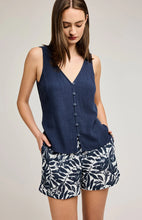 Short Emma Bleu Print Gentle Fawn