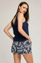 Short Emma Bleu Print Gentle Fawn