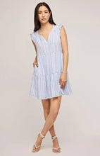 Robe Courte Maggie Lin Rayure Bleu Gentle Fawn