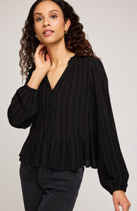 Blouse Ophelia Noir Gentle Fawn