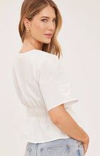 Blouse Iona Blanc Gentle fawn