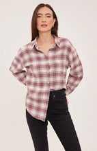 Chemise Carys à Carreaux Bordeau